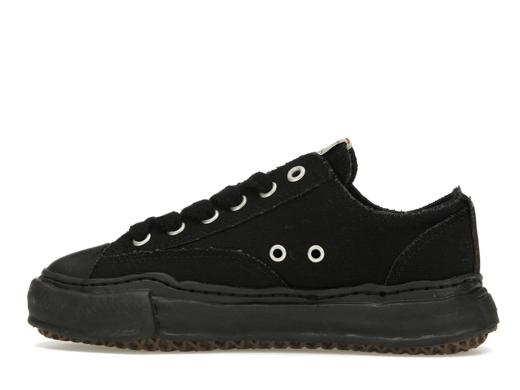 Maison Mihara Yasuhiro Peterson OG Semelle Toile Basse Noir Noir