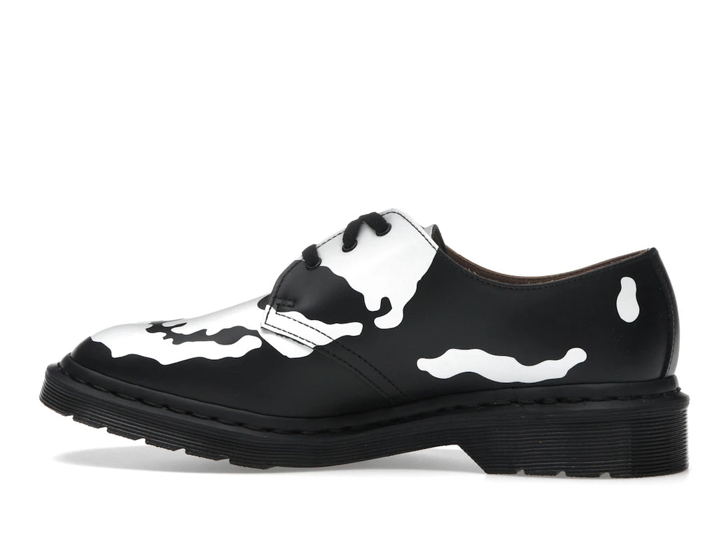 Dr. Martens 1461 3-Eye Schuh Supreme Skull Schwarz Weiß
