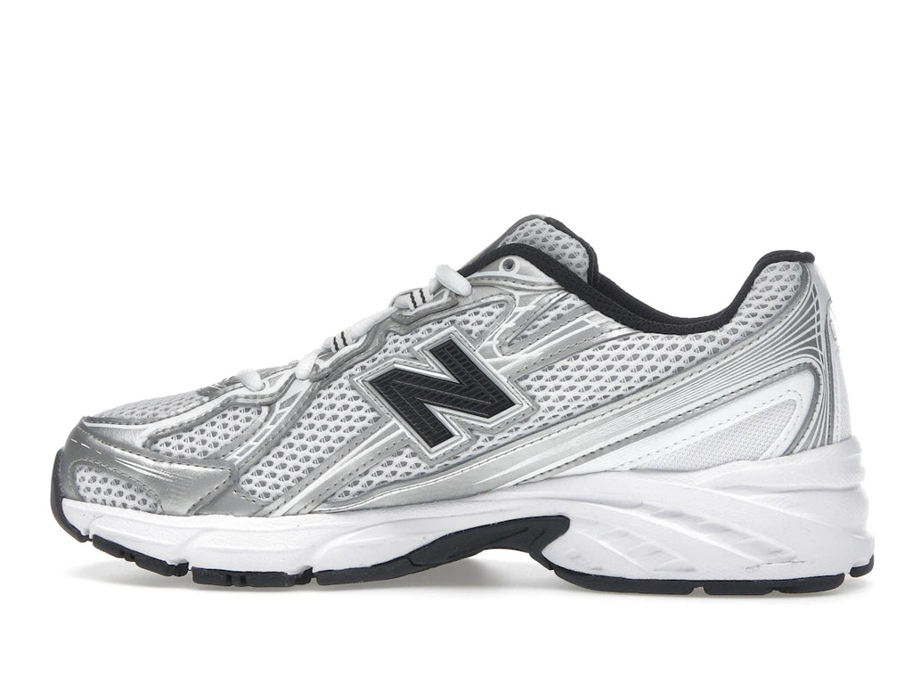 New Balance 740 Blanc Argent Métallisé Marine