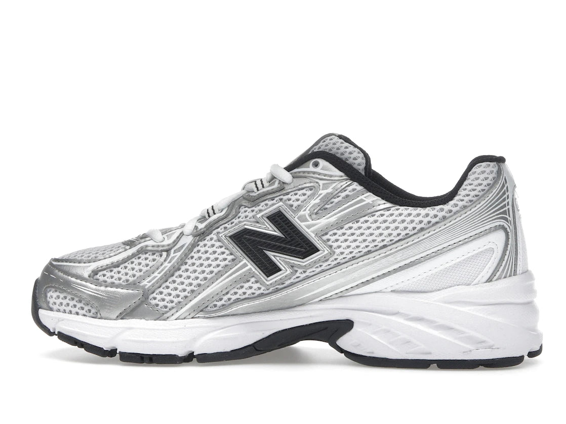 New Balance 740 Blanc Argent Métallisé Marine