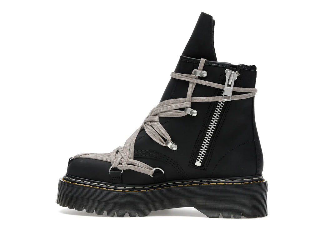 Bottes 1460 DRKSHDW Quad Sole Mega Lace de Dr. Martens Rick Owens noires