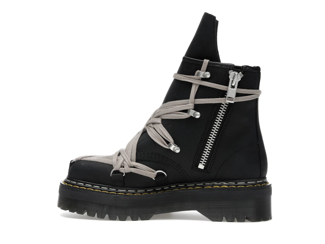 Bottes 1460 DRKSHDW Quad Sole Mega Lace de Dr. Martens Rick Owens noires