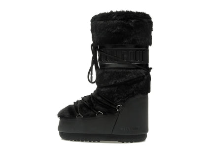 Moon Boot Icon Faux-Fur Boot Black