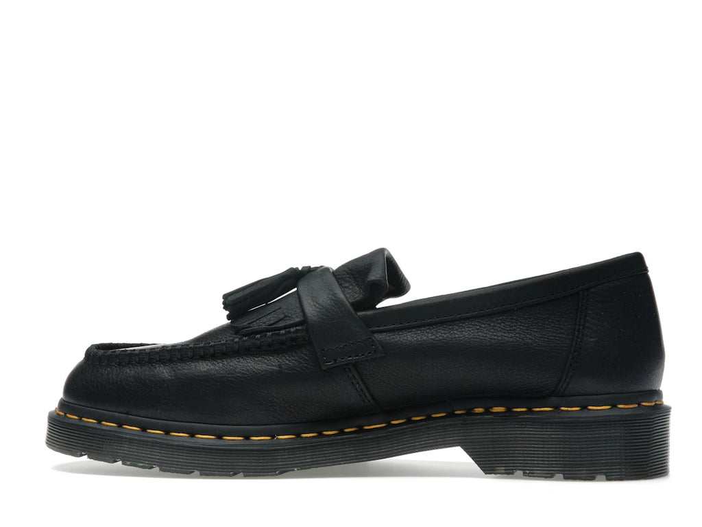 Dr. Martens Adrian Yellow Stitch Ambassador Leder-Loafer Schwarz