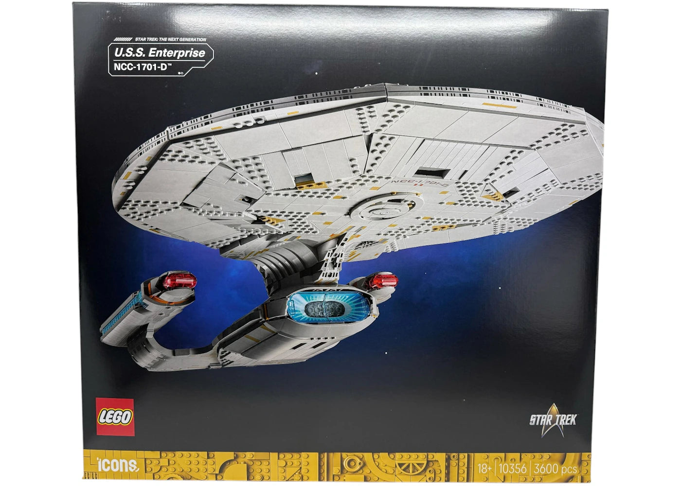 LEGO Icons Star Trek: U.S.S Enterprise NCC-1701-D Set 10356
