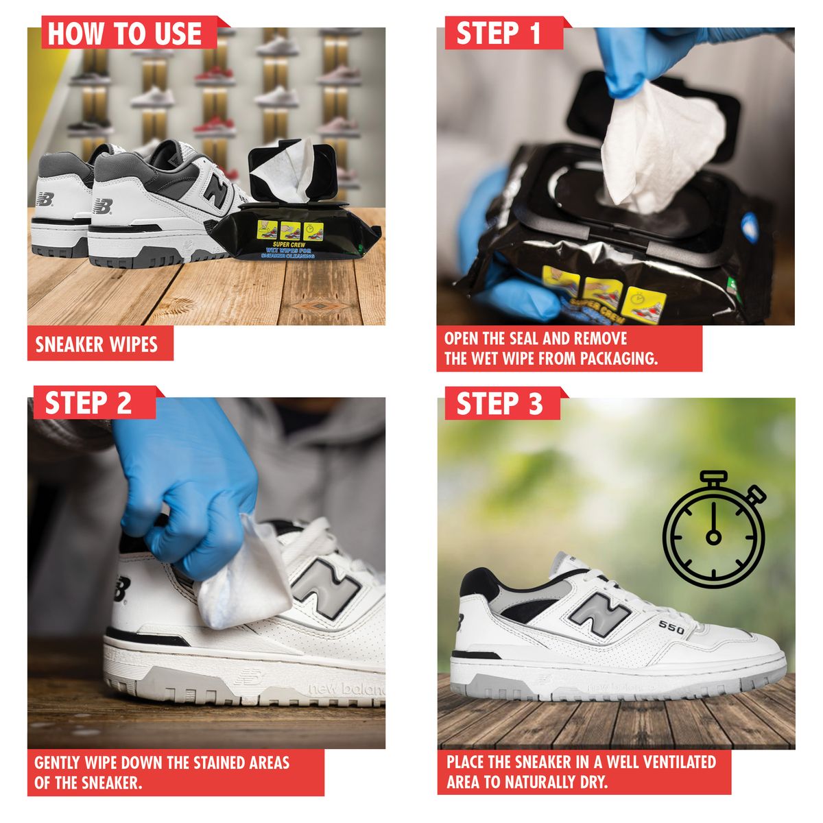 Sneaker Cleaning Wipes