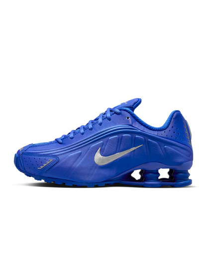 Nike Shox R4 Racer Blue Metallic Silver