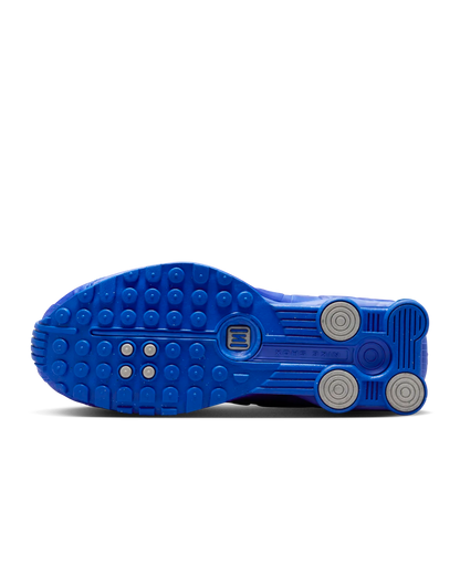 Nike Shox R4 Racer Blue Metallic Silver