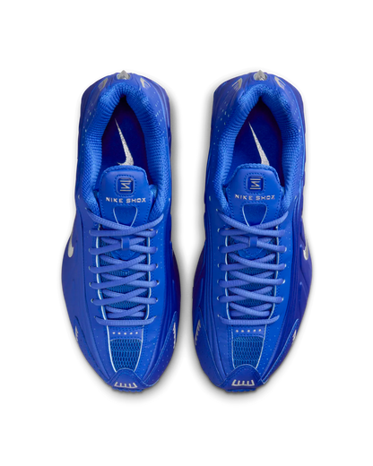 Nike Shox R4 Racer Blue Metallic Silver